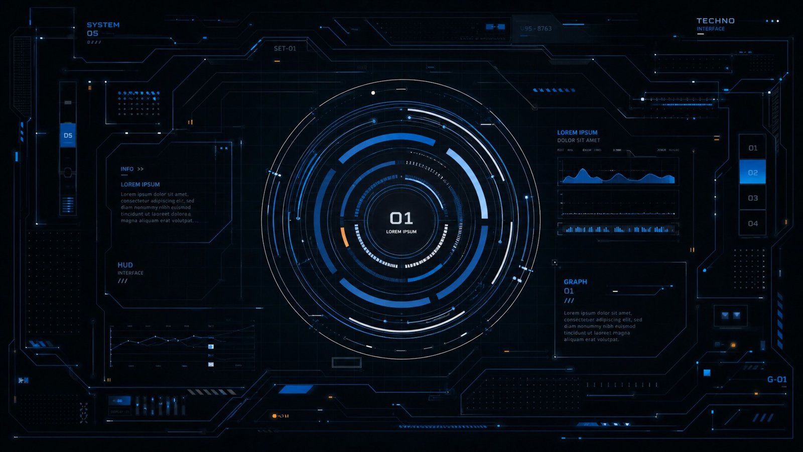 Tech HUD interface